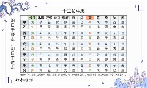 12 長生表|八字十二長生解讀——長生